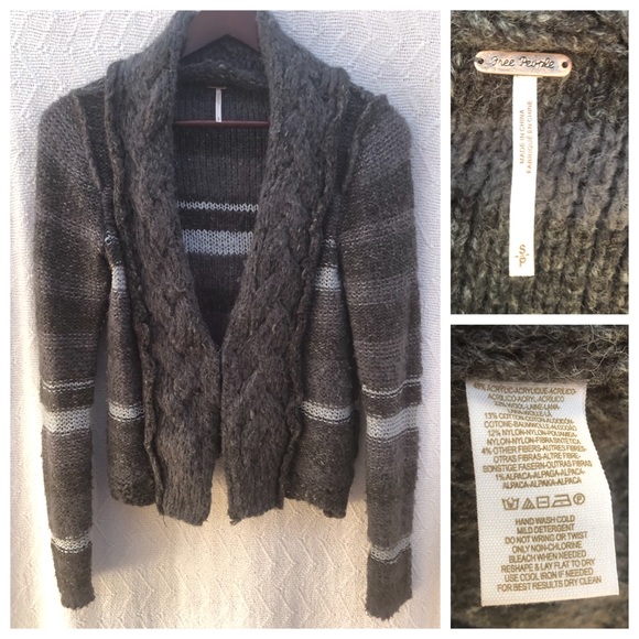 Free People Sweaters - Free People Gray Cardigan